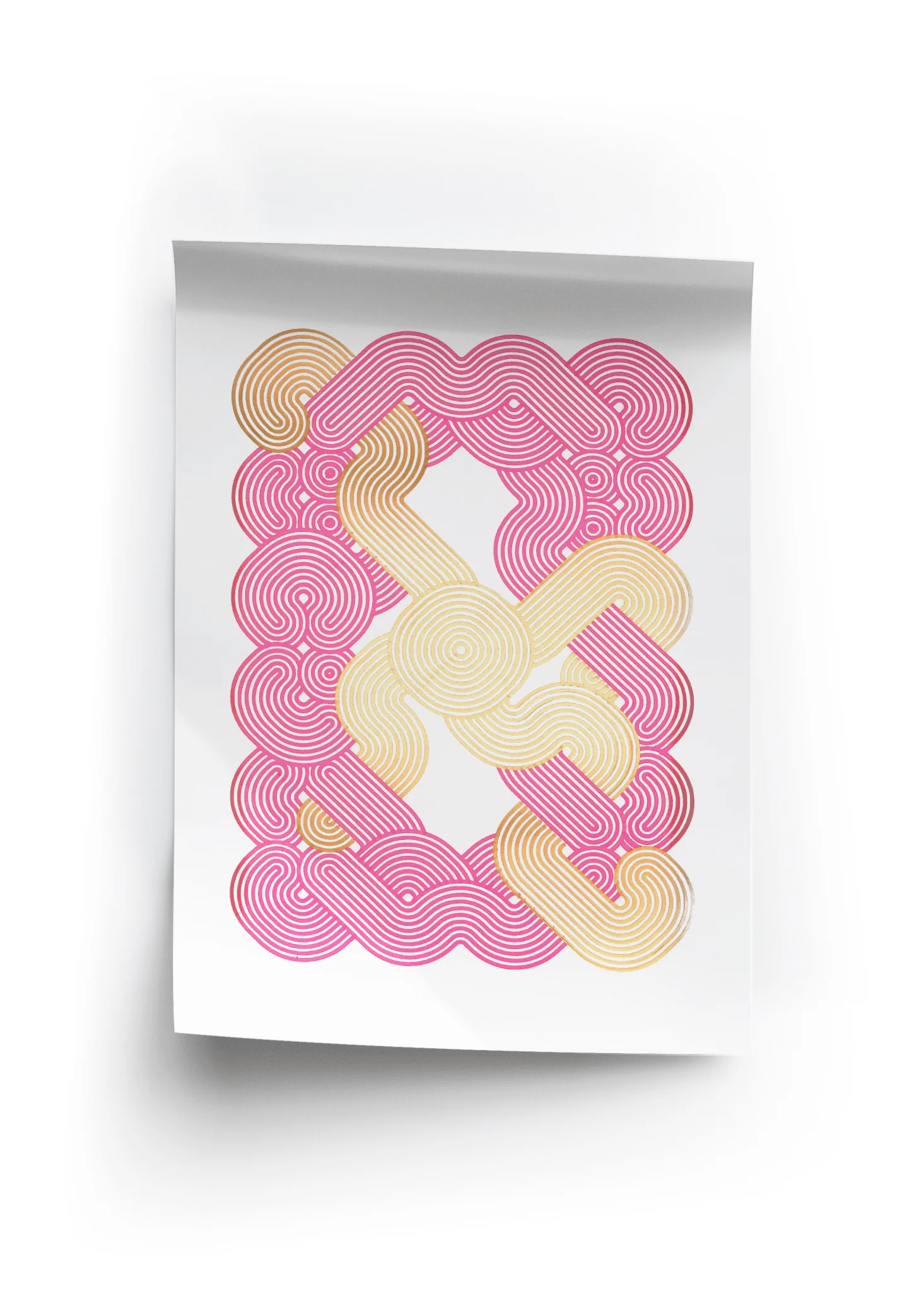 Blended Squares n°20b Pink Gold